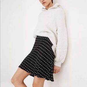 Mini Slip Skirt in Polka Dot